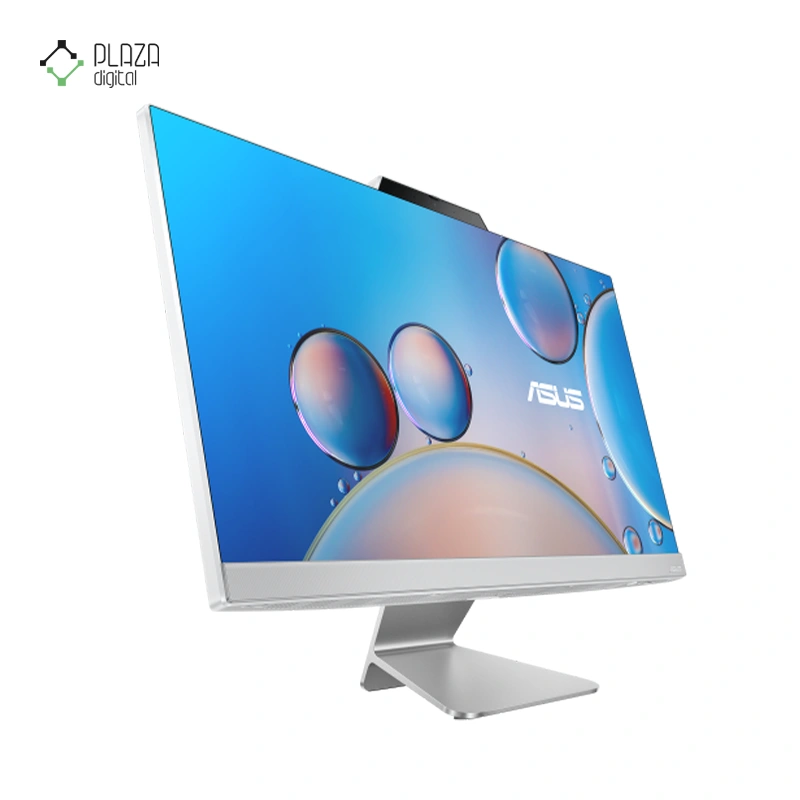 نمای سمت راست کامپیوتر All in One ایسوس 23.8 اینچی مدل AiO A3 A3402WVAK i3 1315U 8GB 512GB UHD رنگ سفید پلازا دیجیتال