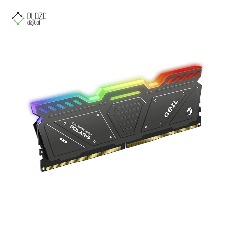 رم کامپیوتر DDR5 گیل مدل POLARIS RGB دو کاناله 5200 مگاهرتز CL38 ظرفیت 64 گیگابایت پلازا دیجیتال