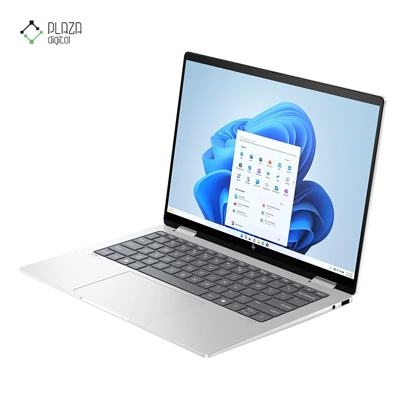 نمای سمت چپ لپ تاپ اچ پی 14 اینچی مدل ENVY X360 14-fa0013dx R5 8640HS 16GB 512GB Radeon پلازا دیجیتال