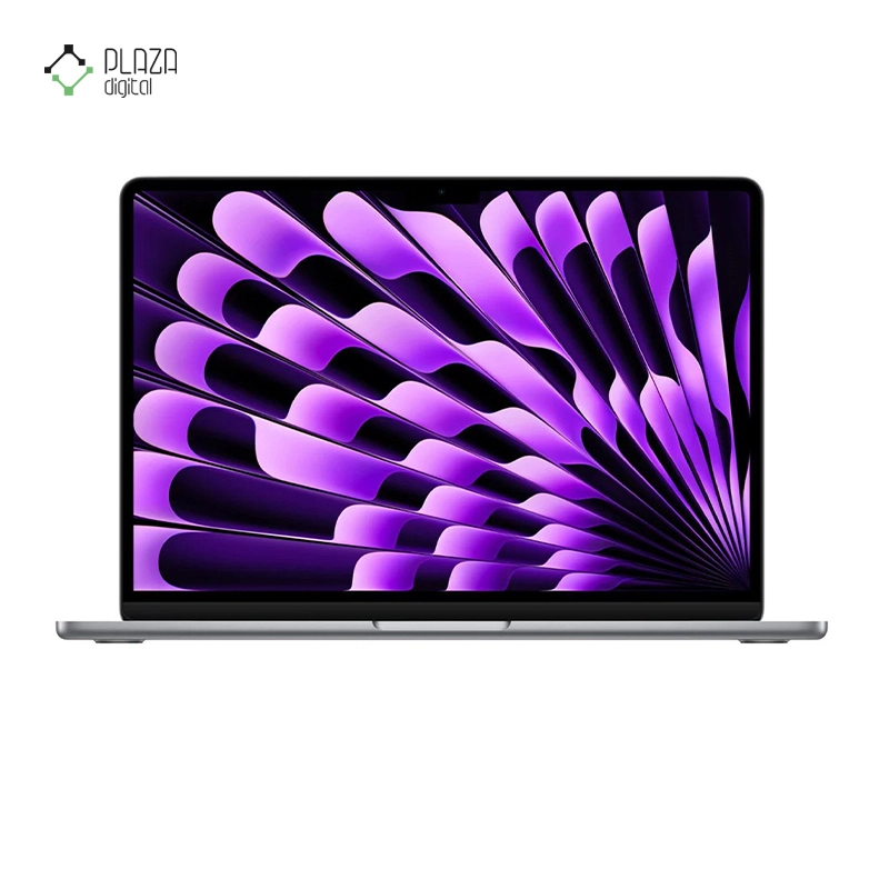 نمای جلو لپ تاپ اپل 13.6 اینچی مدل مک بوک ایر MC7U4 2024 M2 16GB 256GB پلازا دیجیتال