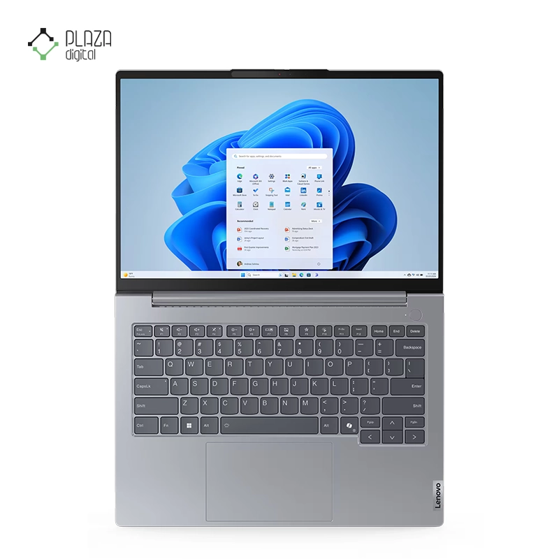 نمای کیبورد لپ تاپ لنوو 14 اینچی مدل ThinkBook 14 G7 IML Ultra 7 155H 16GB 512GB Arc پلازا دیجیتال