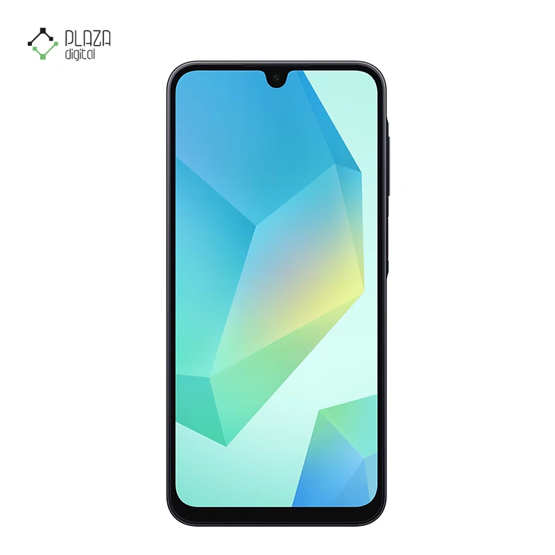 نمای جلوی گوشی موبایل سامسونگ مدل Galaxy A16 4G ظرفیت 128 گیگابایت رم 6 گیگابایت رنگ مشکی پلازا دیجیتال