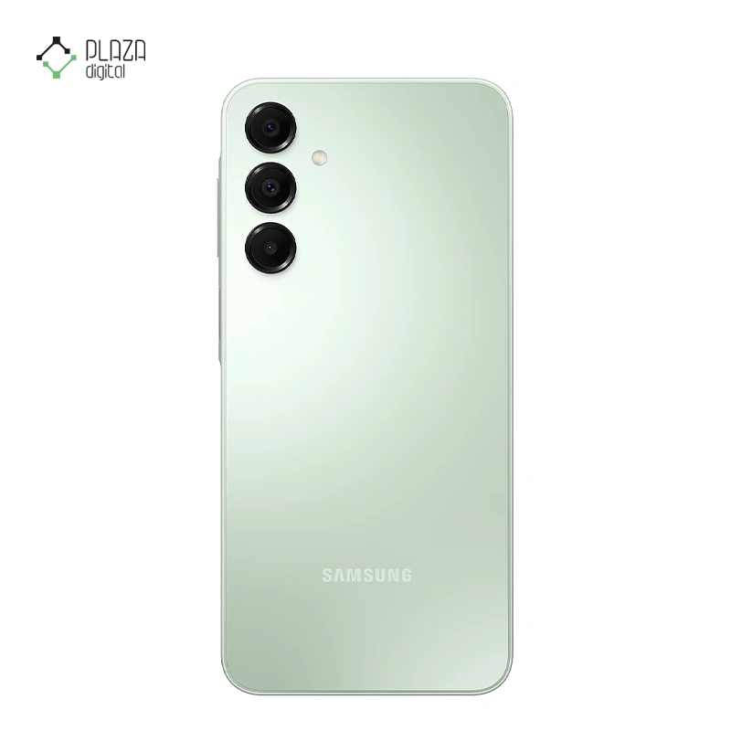 نمای پشت گوشی موبایل سامسونگ مدل Galaxy A16 4G ظرفیت 128 گیگابایت رم 6 گیگابایت رنگ سبز پلازا دیجیتال