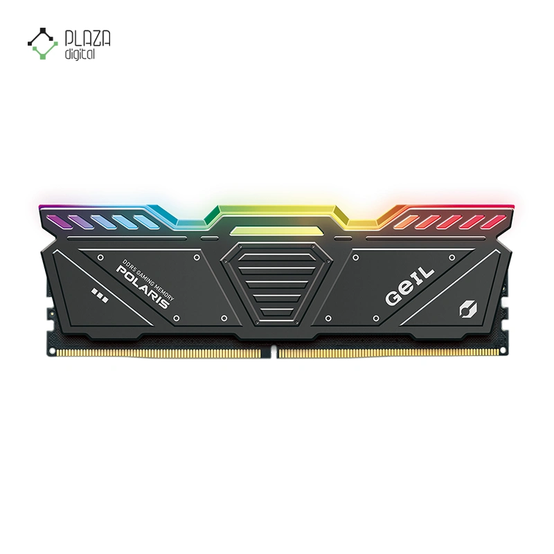 رم کامپیوتر DDR5 گیل مدل POLARIS RGB تک کاناله 5600 مگاهرتز CL38 ظرفیت 16 گیگابایت پلازا دیجیتال