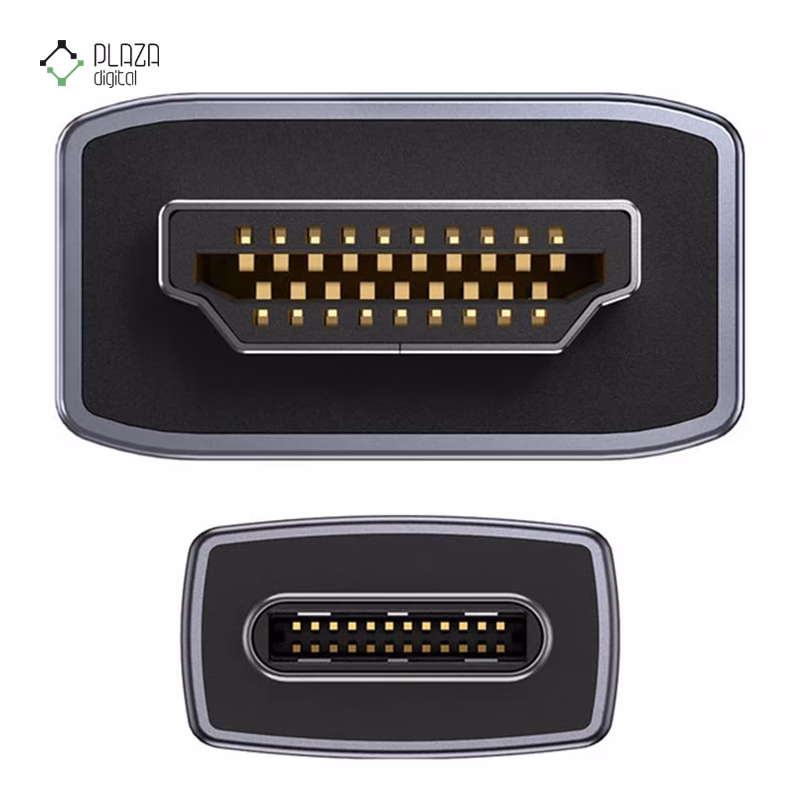 کابل تبدیل HDMI به USB-C باسئوس مدل WKGQ010001 طول 1 متر پلازا دیجیتال