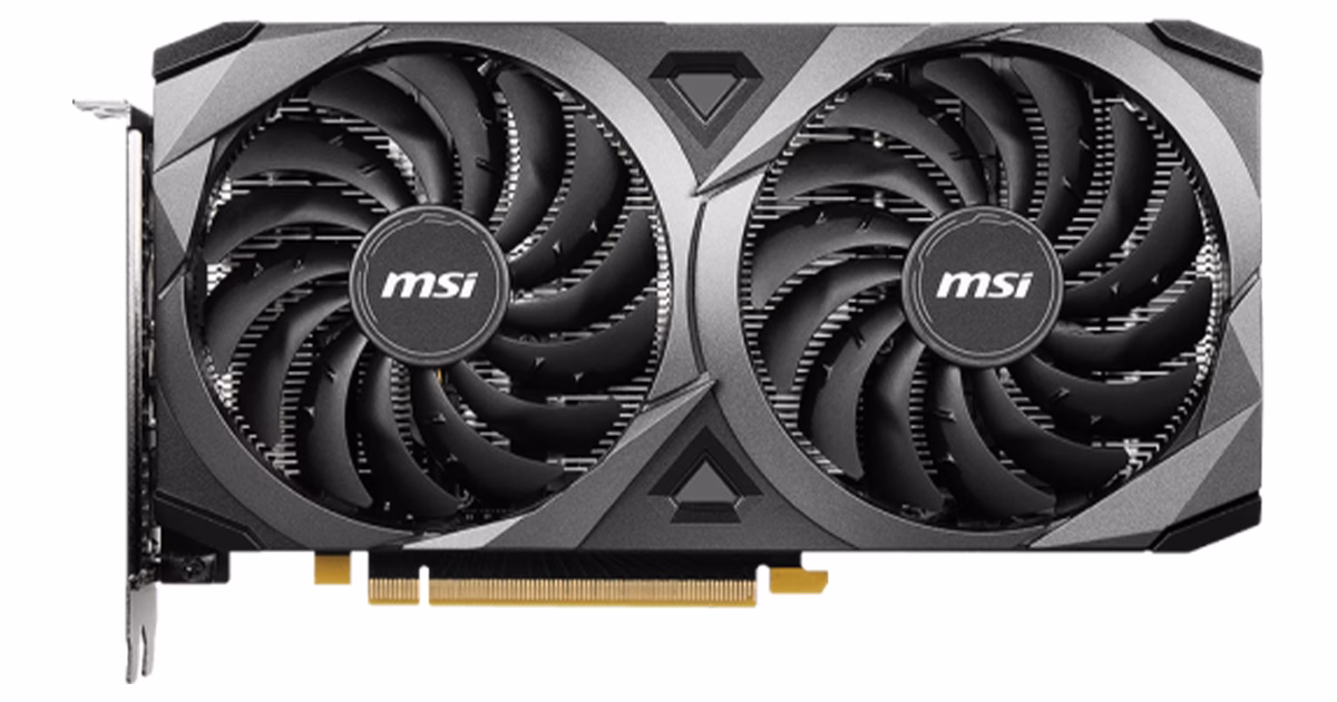 کارت گرافیک ام اس آی مدل GeForce RTX 3060 VENTUS 2X 12G OC حافظه 12 گیگابایت
