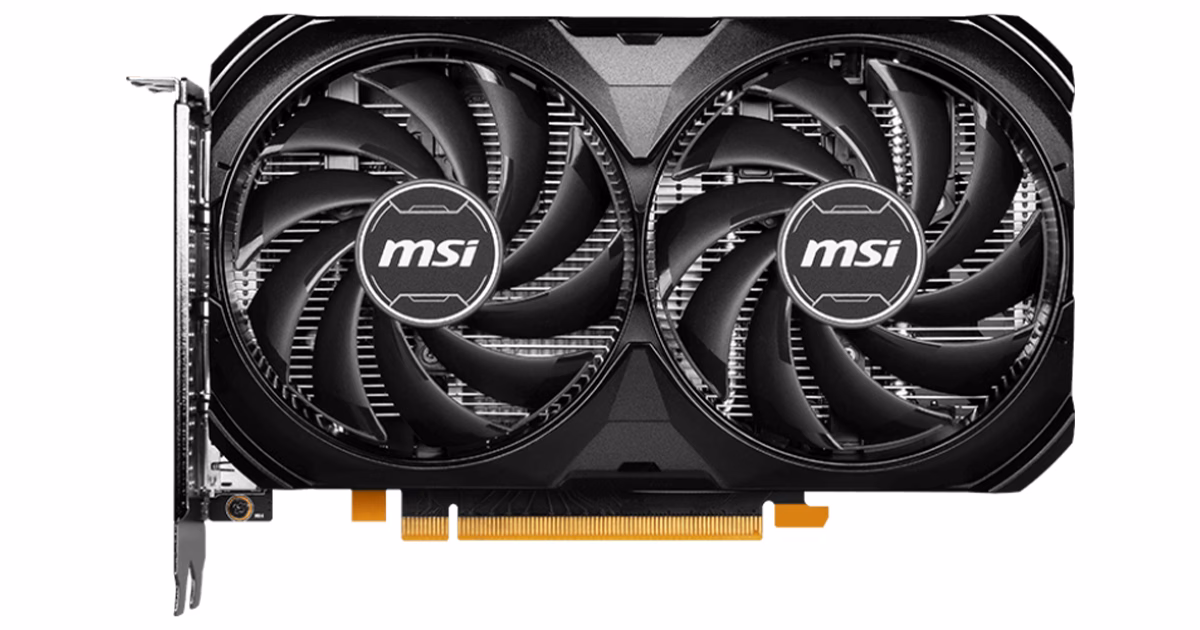 کارت گرافیک ام اس آی مدل GeForce RTX 4060 VENTUS 2X 8G OC حافظه 8 گیگابایت