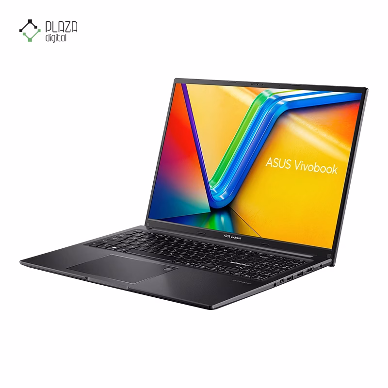 نمای سمت چپ لپ تاپ ایسوس 16 اینچی مدل Vivobook 16 F1605VA i7 1355U 16GB 1TB Iris Xe رنگ مشکی پلازا دیجیتال