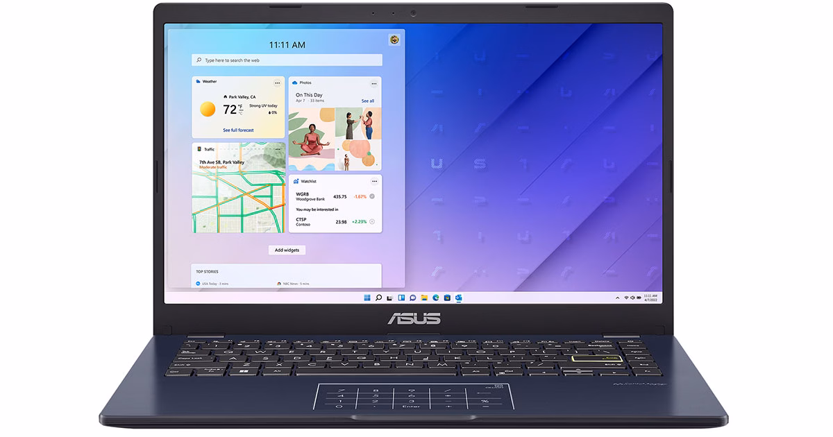 لپ تاپ ایسوس 14 اینچی مدل Vivobook Go 14 E410KA Pentium N6000
