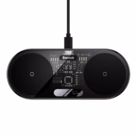 شارژر بی سیم 20 وات باسئوس مدل Digital LED Display 2 in 1 پلازادیجیتال