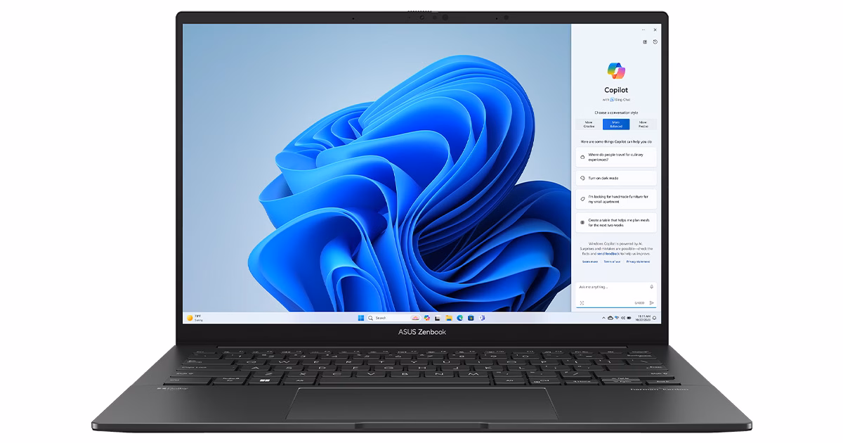 لپ تاپ ایسوس 14 اینچی مدل Zenbook 14 OLED Q415MA Ultra 5 125H Arc