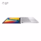 نمای باز شده لپ تاپ ایسوس 15.6 اینچی مدل Vivobook 15 A1504VA i3 1315U 24GB 1TB UHD رنگ نقره ای پلازا دیجیتال
