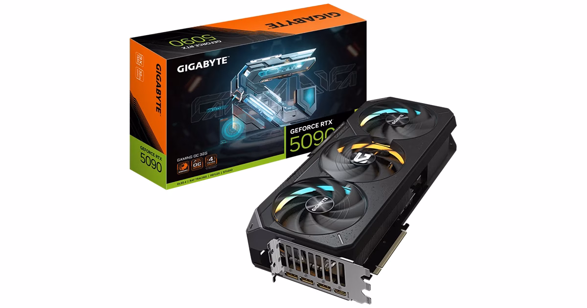 کارت گرافیک گیگابایت مدل GeForce RTX 5090 GAMING OC 32G حافظه 32 گیگابایت