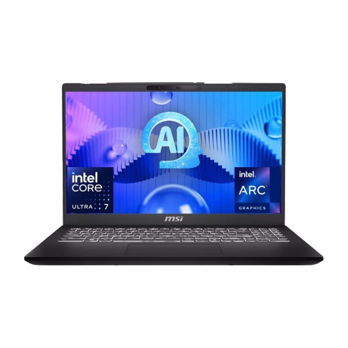 لپ تاپ ام اس ای 15.6 اینچی مدل Modern 15 H AI C1MG Ultra 7 16GB 1TB Arc پلازادیجیتال