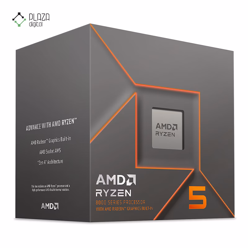 پردازنده ای ام دی مدل Ryzen 5 8500G Boxed پلازا دیجیتال
