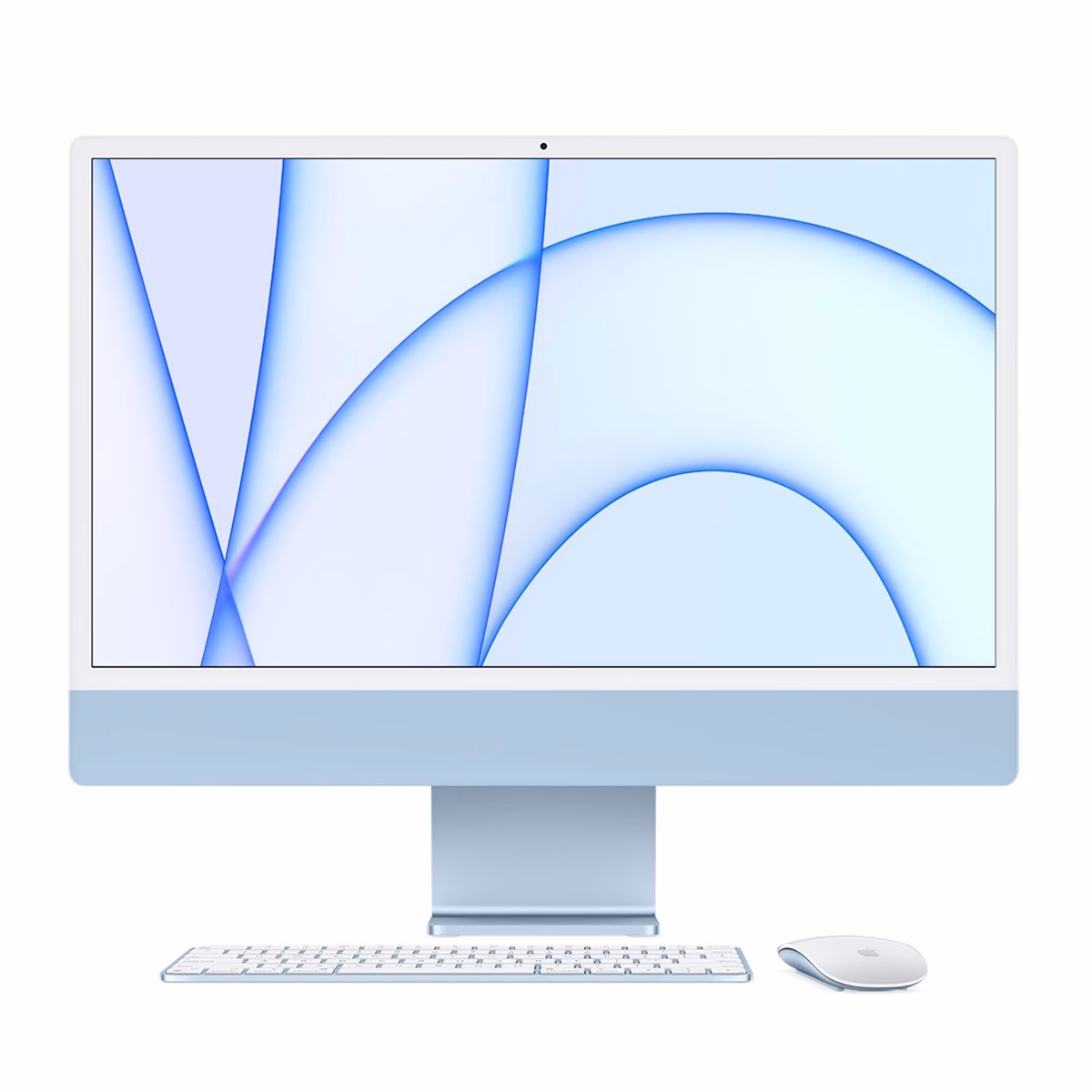 کامپیوتر All in One اپل 24 اینچی مدل iMac MGPL3 2021 M1 8GB 512GB - آبی - پلازادیجیتال
