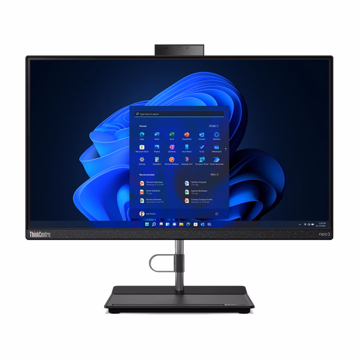 کامپیوتر All in One لنوو 22 اینجی مدل ThinkCentre Neo 30A i3 1215U 16GB 512GB UHD - مشکی - پلازادیجیتال