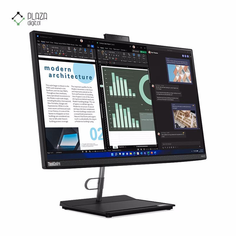 کامپیوتر All in One لنوو 22 اینجی مدل ThinkCentre Neo 30A i3 1215U 16GB 512GB UHD - پلازادیجیتال