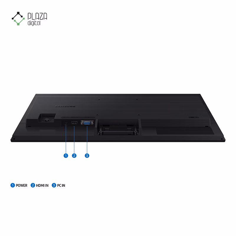 درگاه های مانیتور سامسونگ 22 اینچی مدل Essential S30GD LS22D300GAMXUE پلازا دیجیتال