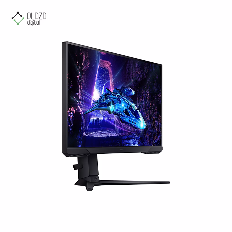 نمای سمت راست مانیتور گیمینگ سامسونگ 27 اینچی مدل Odyssey G3 LS27DG302E پلازا دیجیتال
