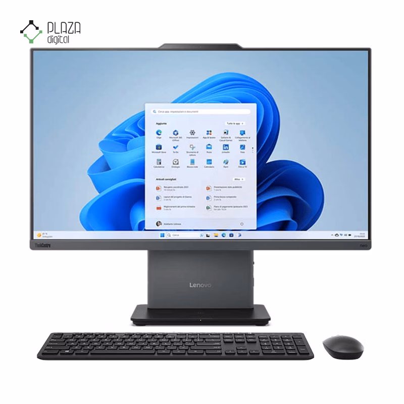کامپیوتر All in One لنوو 24 اینچی مدل ThinkCentre Neo 50a i5 13420H 8GB 512GB UHD - پلازادیجیتال