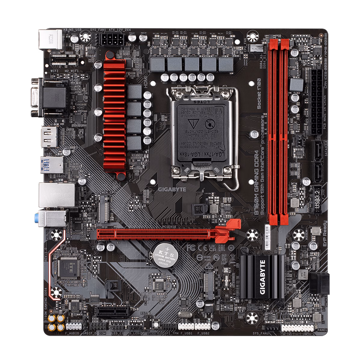 مادربرد گیگابایت مدل B760M GAMING DDR4 (rev. 1.x) پلازا دیجیتال
