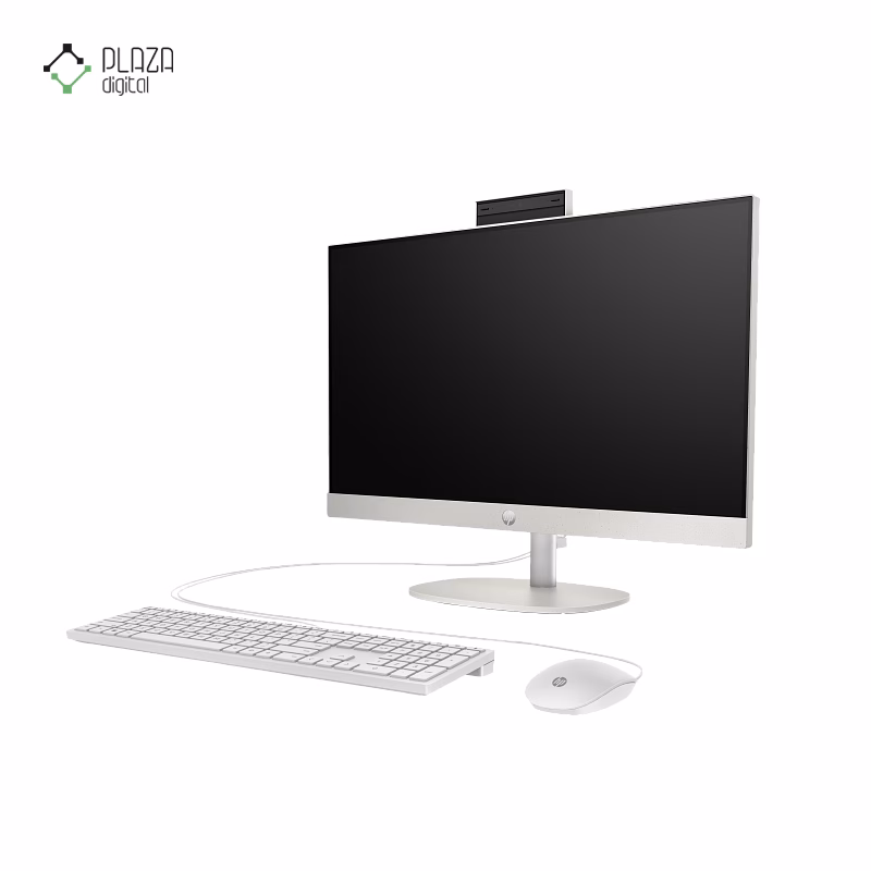 نمای سمت چپ کامپیوتر All in One اچ پی 23.8 اینچی مدل HP 24-cr0255nh i7 1355U 16GB 512GB Iris Xe پلازا دیجیتال