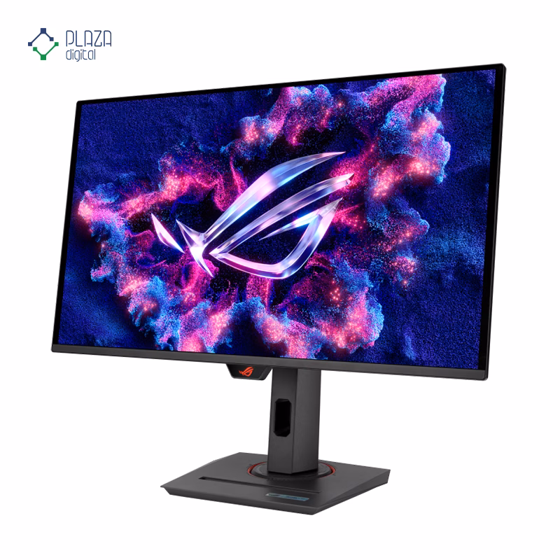نمای سمت راست مانیتور گیمینگ ایسوس 26.5 اینچی مدل ROG Strix OLED XG27ACDNG پلازا دیجیتال