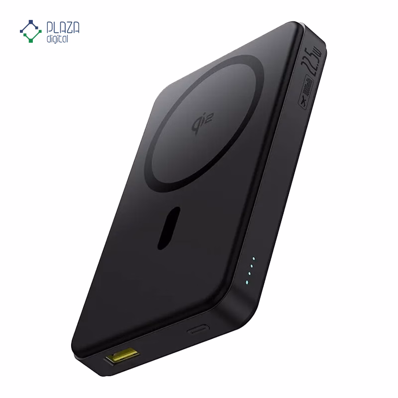 پاوربانک باسئوس مدل Airpow 2 Qi2 Magnetic ظرفیت 10000 میلی ‌آمپر ساعت - پلازا دیجیتال
