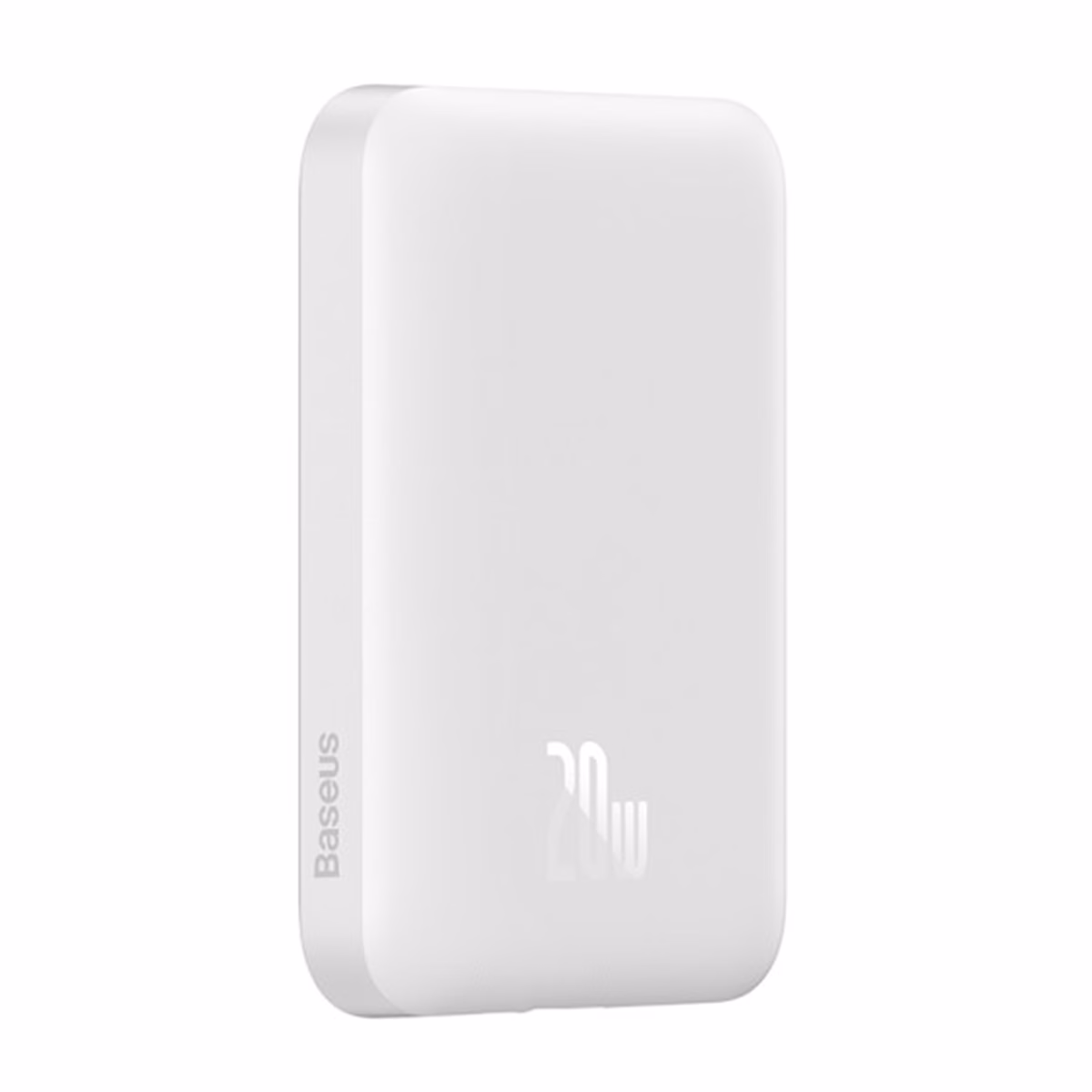 پاوربانک باسئوس مدل Magnetic Mini Wireless ظرفیت 6000 میلی آمپر ساعت - سفید - پلازا دیجیتال