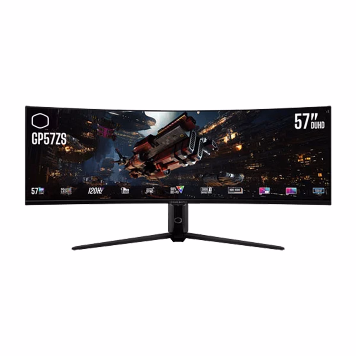 مانیتور گیمینگ کولر مستر 57 اینچ مدل GP57ZS - مشکی - پلازادیجیتال
