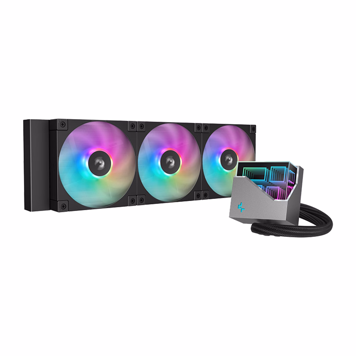 خنک کننده پردازنده مایع دیپ کول مدل LT360 ARGB - مشکی - پلازادیجیتال