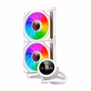 خنک کننده پردازنده مایع گیم مکس مدل IceBurg 240 Digital - سفید - پلازادیجیتال