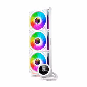 خنک کننده پردازنده مایع گیم مکس مدل IceBurg 360 Digital - سفید - پلازادیجیتال