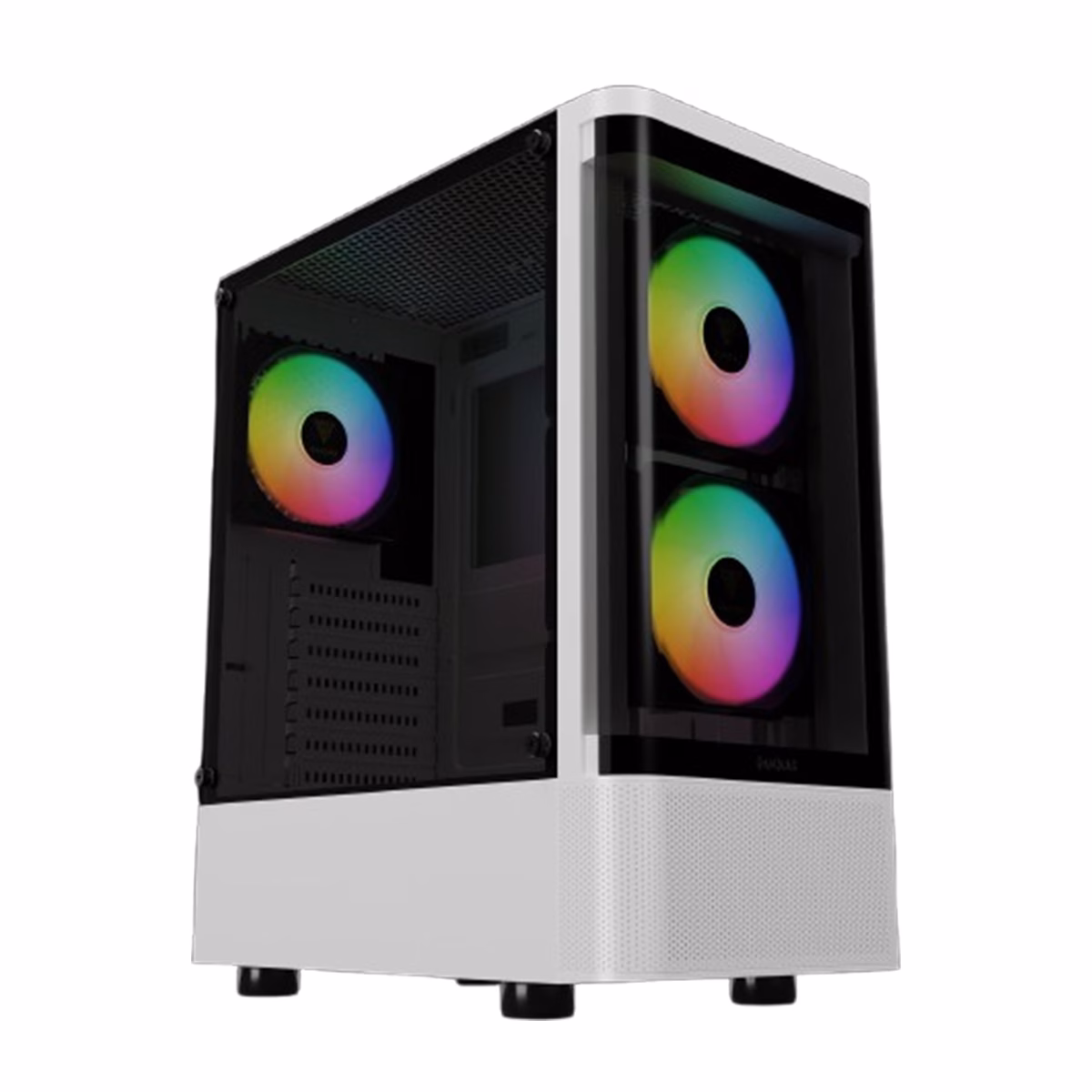 کیس کامپیوتر گیمینگ گیم دیاس مدل TALOS E3 CG - سفید - پلازادیجیتال