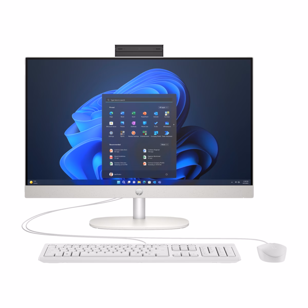 کامپیوتر All in One اچ پی 23.8 اینچی مدل ProOne 240 G10 i5 1335U 16GB 512GB UHD - سفید - پلازادیجیتال