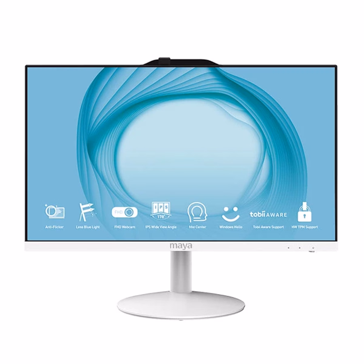 کامپیوتر All in One مایا 23.8 اینچی مدل MA24 D12 Core i5 12400 16GB 1TB UHD پلازادیجیتال