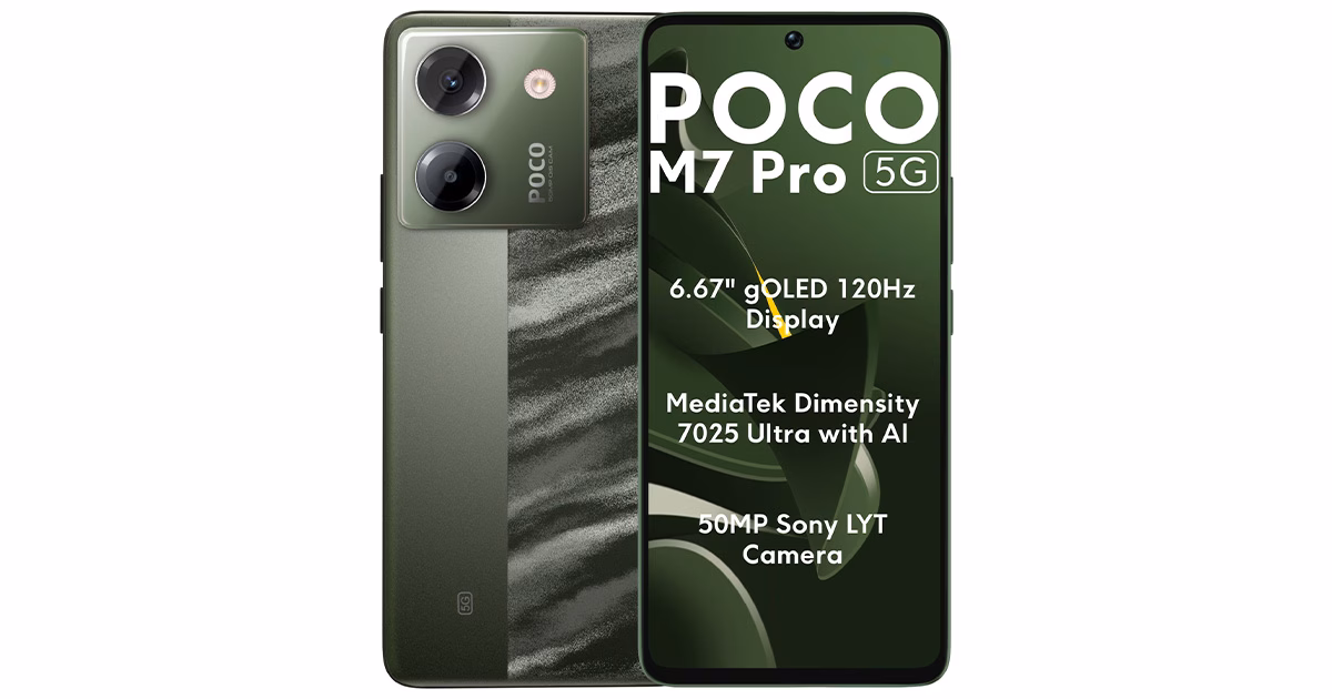 گوشی موبایل پوکو مدل M7 Pro 5G