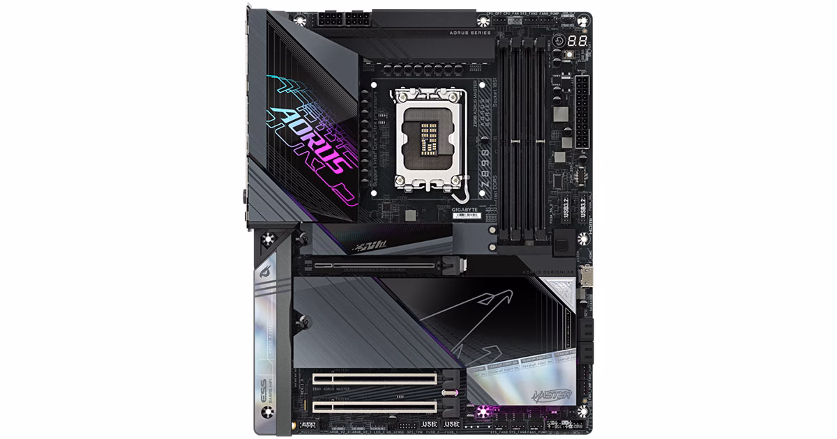 مادربرد گیگابایت مدل Z890 AORUS MASTER D5