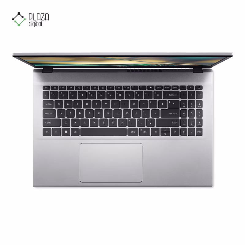 نمای کیبورد لپ تاپ ایسر 15.6 اینچی مدل Aspire 3 A315-59-71E7 i7 1255U 16GB 2TB Iris Xe پلازا دیجیتال