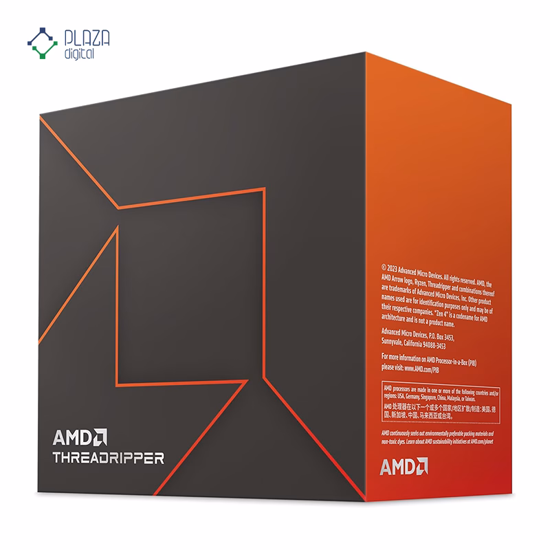 پردازنده ای ام دی مدل Ryzen Threadripper 7960X Boxed پلازا دیجیتال