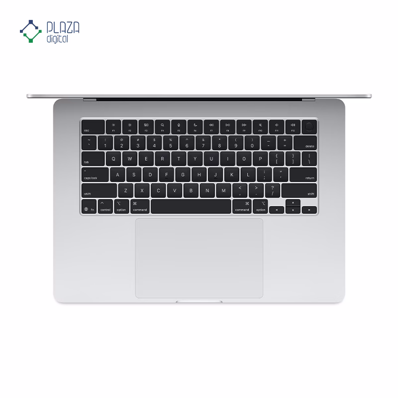 نمای کیبورد لپ تاپ اپل 15.3 اینچی مدل مک بوک ایر MW1G3 2025 M4 16GB 256GB پلازا دیجیتال