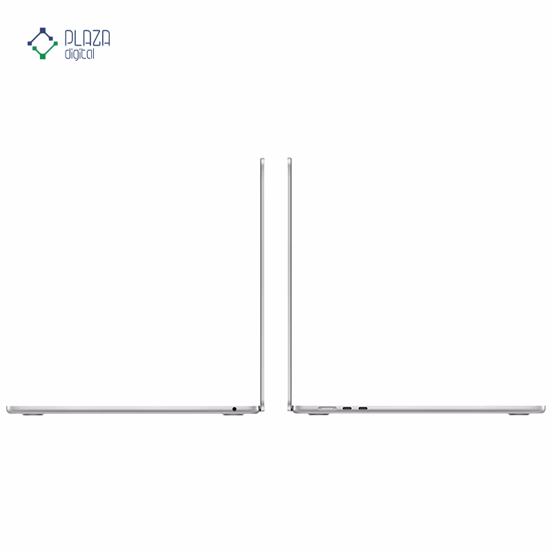 درگاه های لپ تاپ اپل 15.3 اینچی مدل مک بوک ایر MW1G3 2025 M4 16GB 256GB پلازا دیجیتال