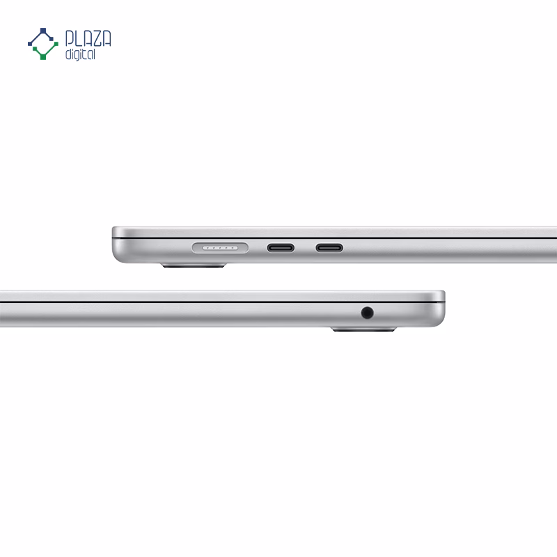 درگاه های لپ تاپ اپل 15.3 اینچی مدل مک بوک ایر MW1G3 2025 M4 16GB 256GB پلازا دیجیتال