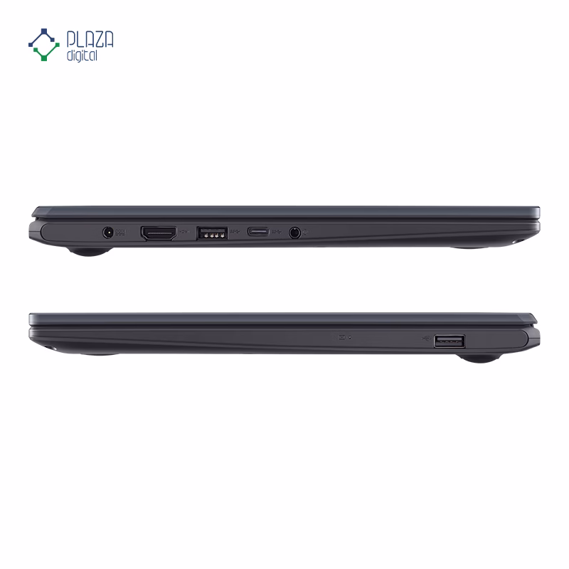 درگاه های راست لپ تاپ ایسوس 14 اینچی مدل Vivobook Go 14 E410KA Celeron N4500 4GB 64GB UHD رنگ مشکی پلازا دیجیتال