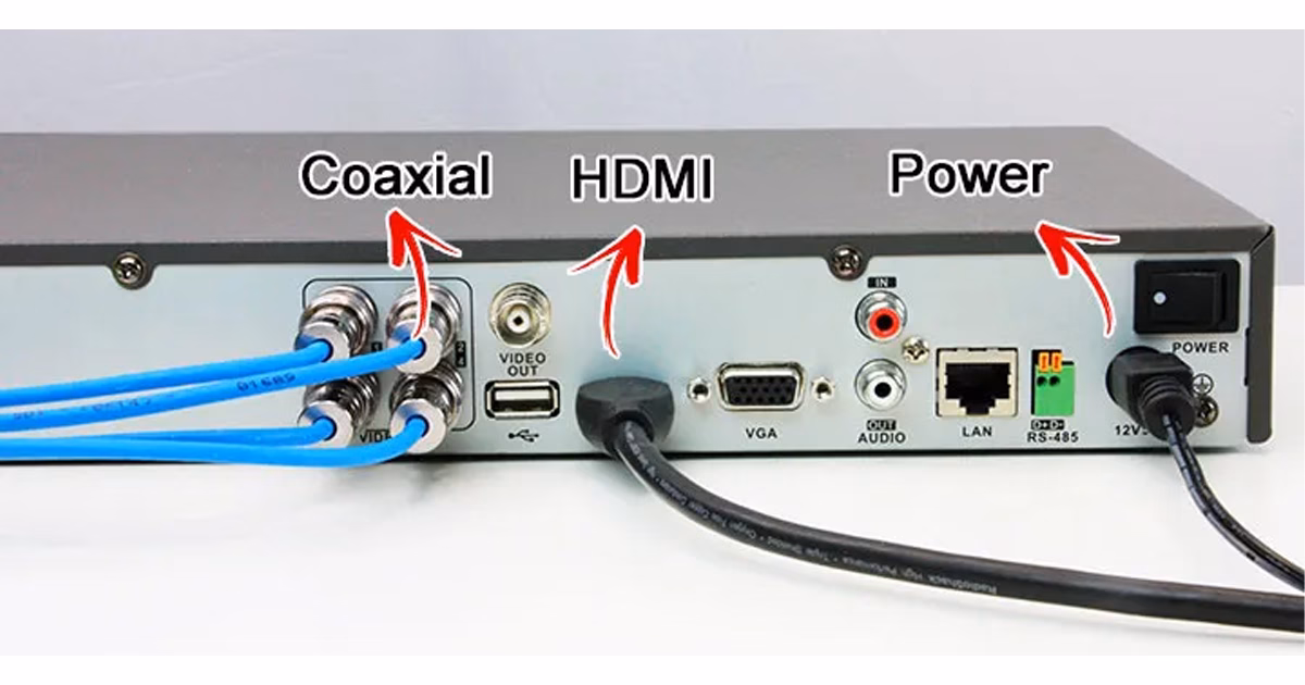 connect dvr to laptop hdmi