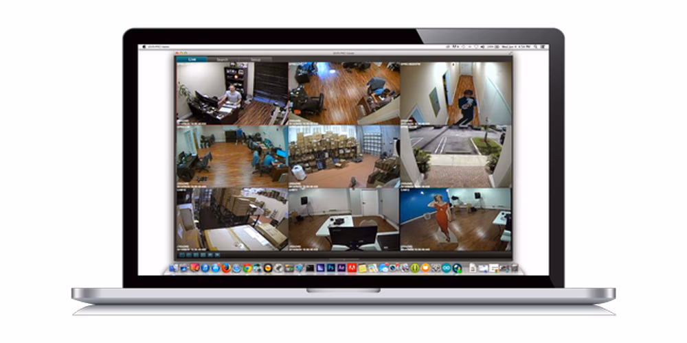connect dvr to laptop
