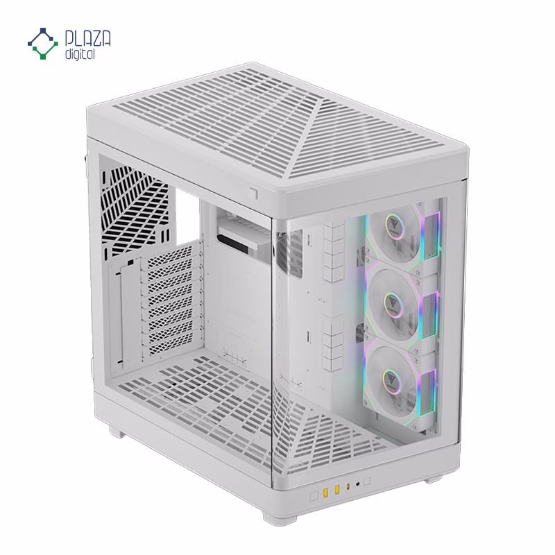 کیس کامپیوتر گیم دیاس مدل NESO P1 PRO رنگ سفید پلازا دیجیتال