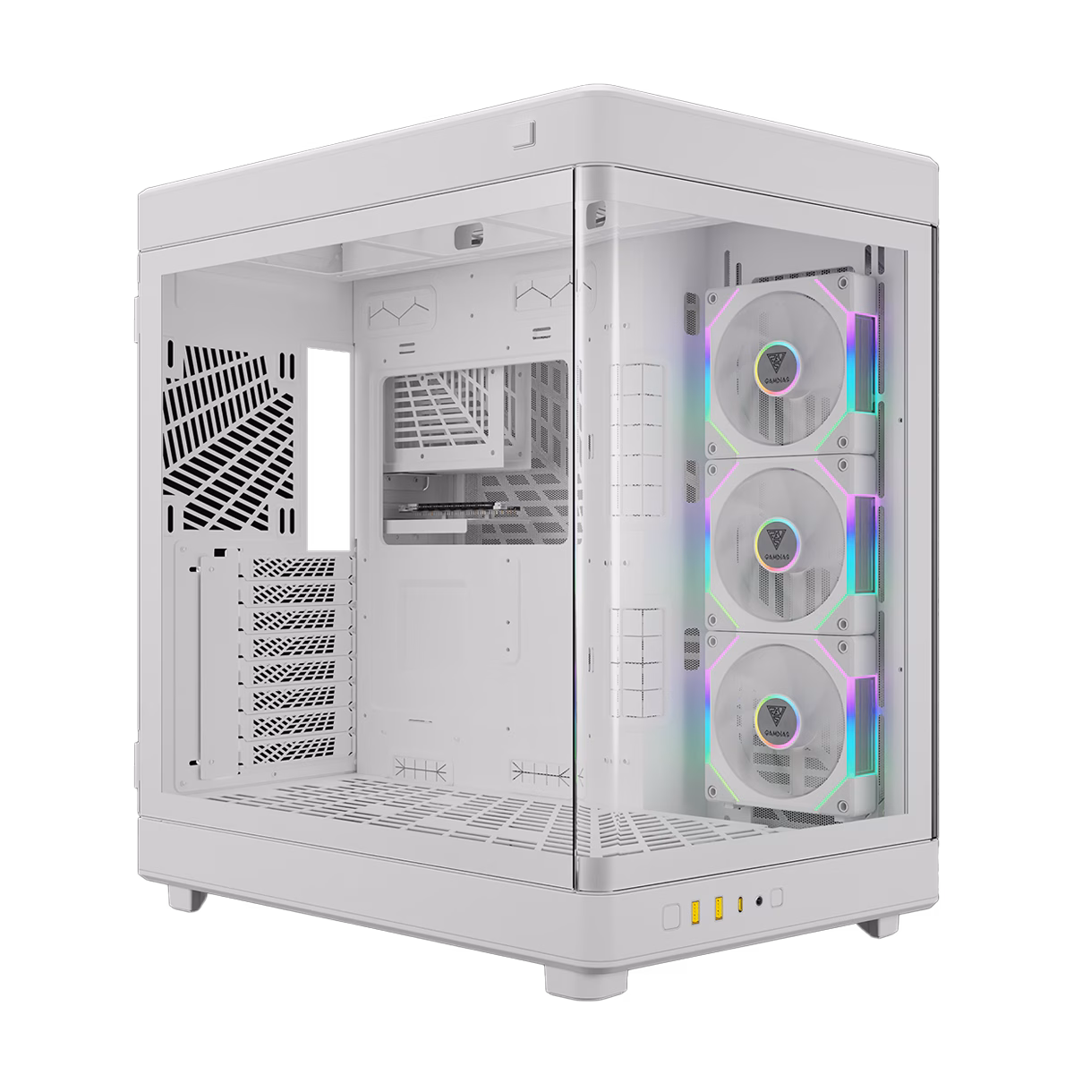 کیس کامپیوتر گیم دیاس مدل NESO P1 PRO رنگ سفید پلازا دیجیتال