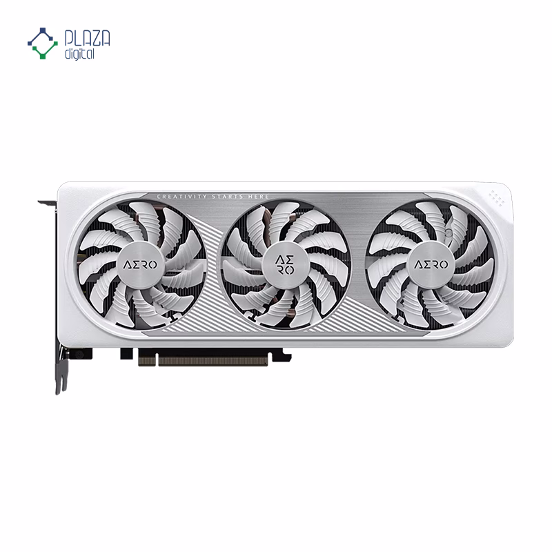 کارت گرافیک گیگابایت مدل GeForce RTX 4060 Ti AERO OC 8G حافظه 8 گیگابایت رنگ سفید پلازا دیجیتال